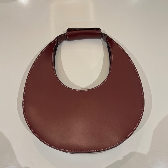 STAUD Handbags - Staud Moon Bag in Raspberry - Perfect Condition!!